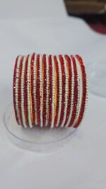 brass stone metal bangle - Image 7