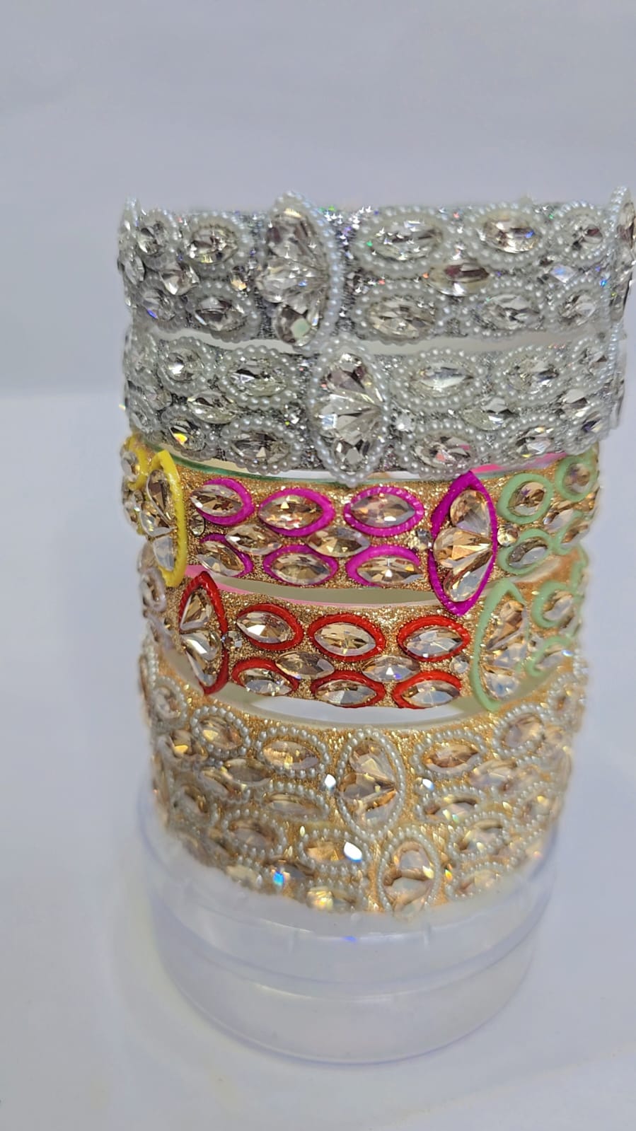 g kada full glass fancy kada 2pis - Image 1