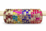 crystal glass bangle (set of 16, col. -4) - Image 2