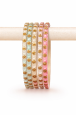 SHAKSHI JEELY DROP DESIGN GLASS BANGLES – 1 DOZEN - Image 15