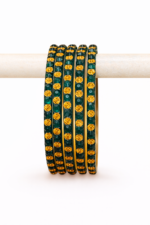 SHAKSHI JEELY DROP DESIGN GLASS BANGLES – 1 DOZEN - Image 13