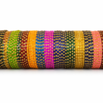 SHAKSHI JEELY DROP DESIGN GLASS BANGLES – 1 DOZEN