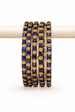 SHAKSHI JEELY DROP DESIGN GLASS BANGLES – 1 DOZEN - Image 9