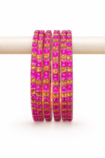 SHAKSHI JEELY DROP DESIGN GLASS BANGLES – 1 DOZEN - Image 14