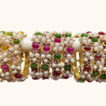 MULTY col. BRASS KADA SET OF 4