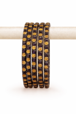 SHAKSHI JEELY DROP DESIGN GLASS BANGLES – 1 DOZEN - Image 6
