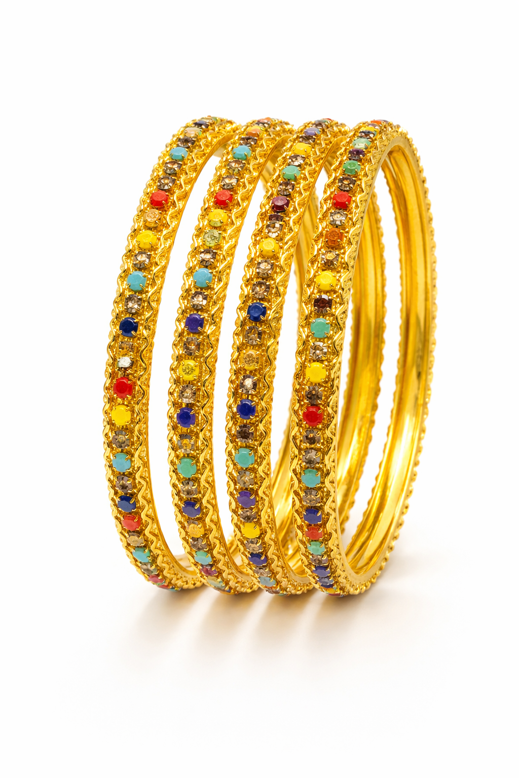 D60D5FC9-E0D6-4FEE-A1C1-99FBB85C1E3D 𝐍𝐚𝐯𝐫𝐚𝐧𝐠 𝐒𝐡𝐢𝐧𝐞 𝐆𝐨𝐥𝐝 𝐁𝐚𝐧𝐠𝐥𝐞𝐬 - Image 1