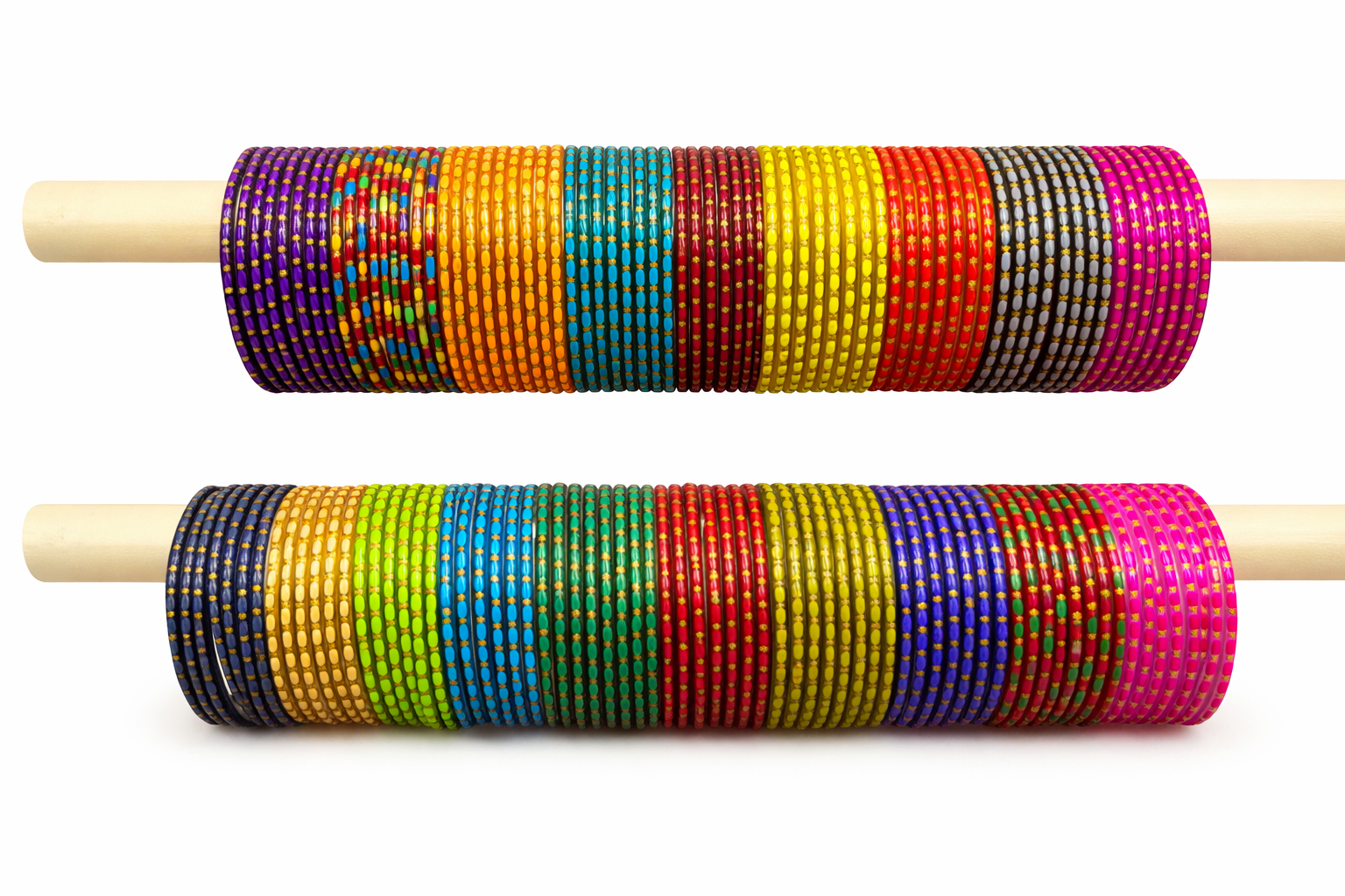 D77440B1-6DE5-49EF-B7F8-D4925B06BFB3 JIO GLASS BANGLES – 2 DOZEN PACK - Image 1