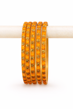 SHAKSHI JEELY DROP DESIGN GLASS BANGLES – 1 DOZEN - Image 4