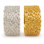 𝐆𝐨𝐥𝐝𝐞𝐧 & 𝐒𝐢𝐥𝐯𝐞𝐫 𝐂𝐫𝐲𝐬𝐭𝐚𝐥 𝐏𝐢𝐩𝐞 𝐁𝐚𝐧𝐠𝐥𝐞𝐬 (𝐃𝐨𝐳𝐞𝐧 𝐒𝐞𝐭)