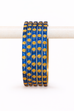 SHAKSHI JEELY DROP DESIGN GLASS BANGLES – 1 DOZEN - Image 2